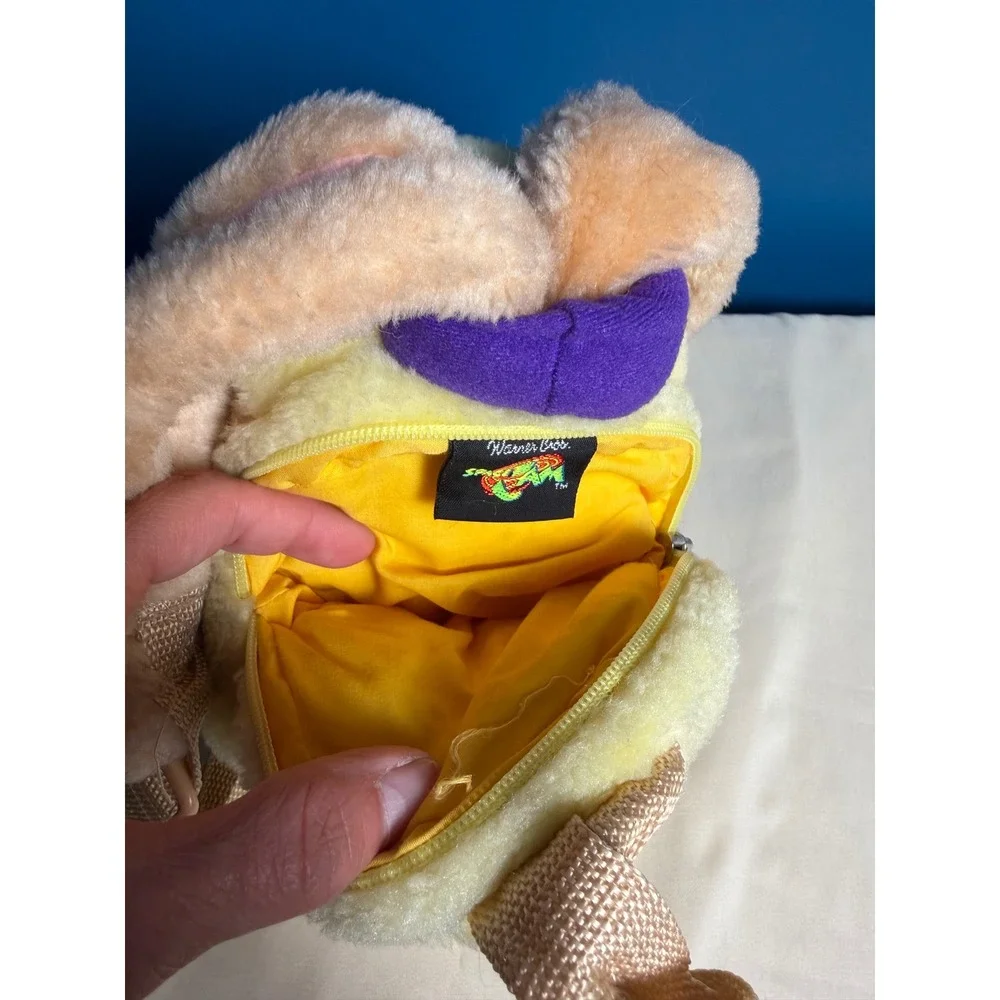 Vintage 1996 Space Jam Lola Bunny Plush Backpack Warner Bros Jaclyn Inc 90s Toy